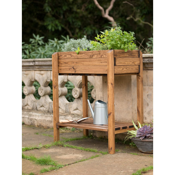 Alpen Home 76 cm x 35 cm Hochbeet Alpharetta aus Rotholz | Wayfair.de